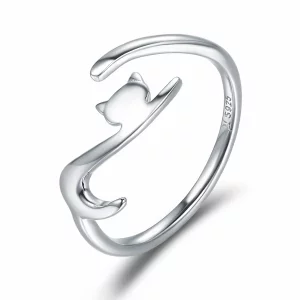 Otwarte pierścienie Typu Pandora lepki kot - SCR220