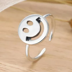 Otwarte pierścienie Typu Pandora Śliczna buźka - VSR117