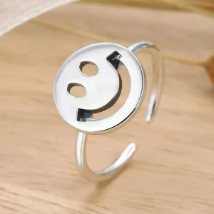 Otwarte pierścienie Typu Pandora Śliczna buźka - VSR117
