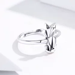 Otwarte pierścienie Typu Pandora Lis origami - SCR560