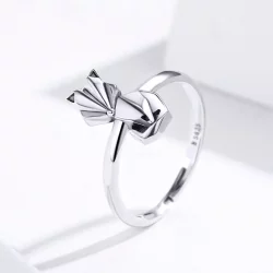 Otwarte pierścienie Typu Pandora Lis origami - SCR560