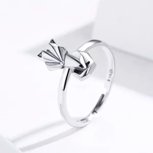 Otwarte pierścienie Typu Pandora Lis origami - SCR560