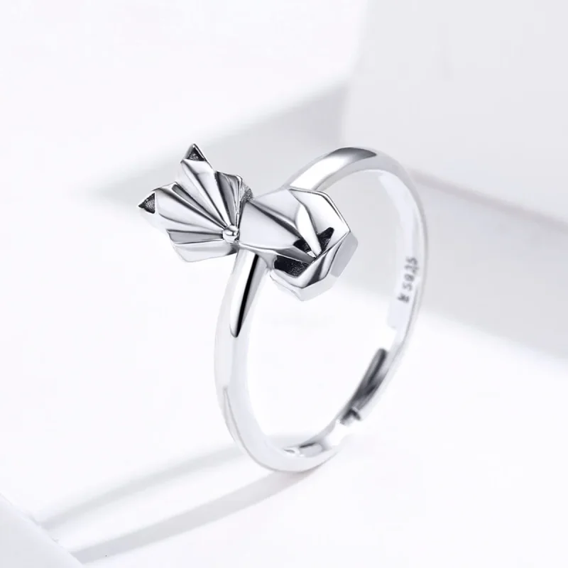 (zdjęcie do) Otwarte pierścienie Typu Pandora Lis origami - SCR560 - Wyświetl 3