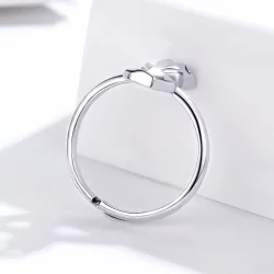 Otwarte pierścienie Typu Pandora Lis origami - SCR560