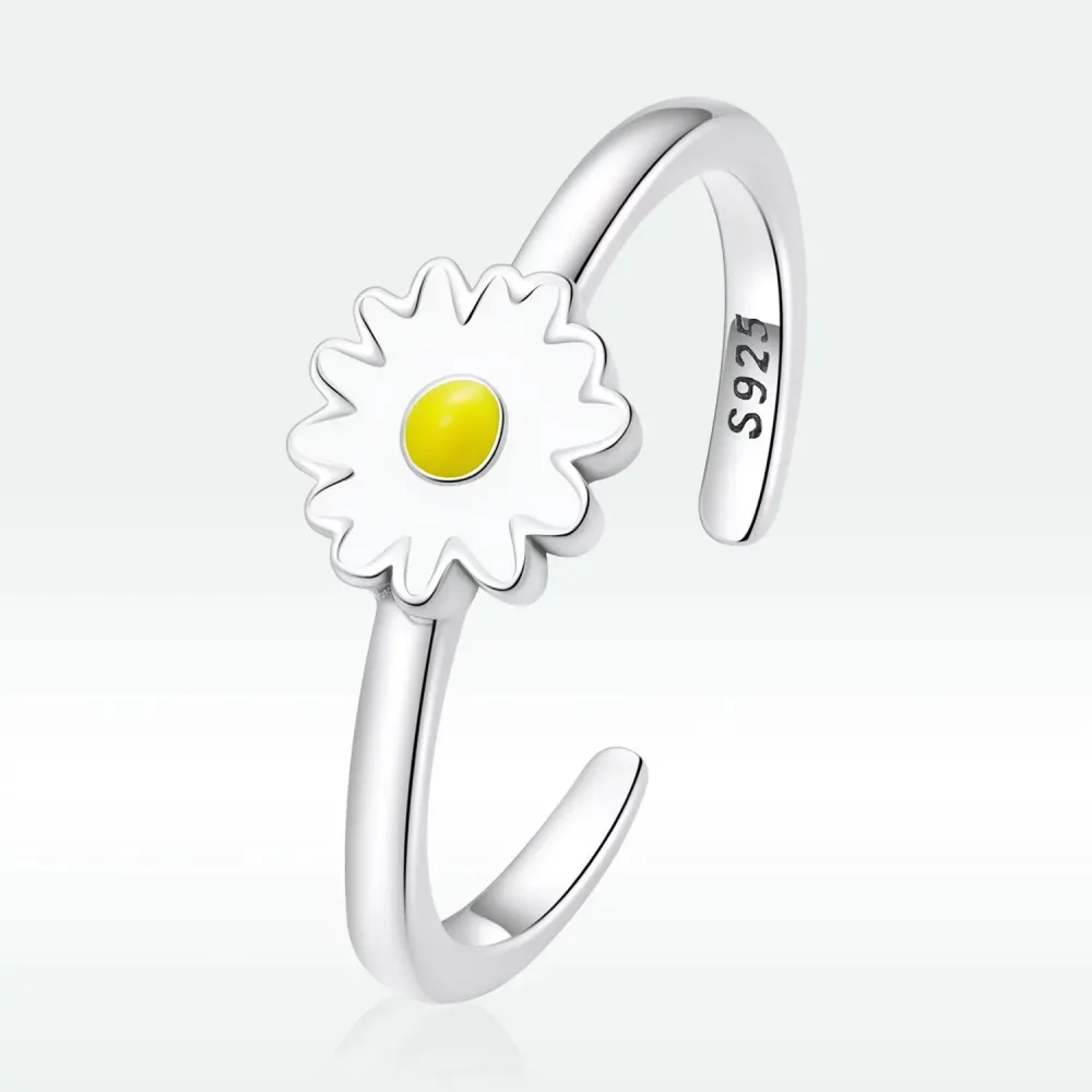 Otwarte pierścienie Typu Pandora Mała Daisy - SCR811