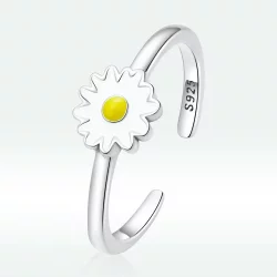 Otwarte pierścienie Typu Pandora Mała Daisy - SCR811