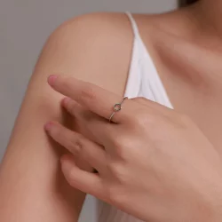 Otwarte pierścienie Typu Pandora Małe kółko - BSR204