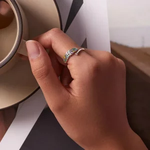 Otwarte pierścienie Typu Pandora Pióro - SCR799