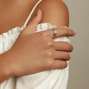 Otwarte pierścienie Typu Pandora Pióro - SCR799