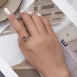 Otwarte pierścienie Typu Pandora Ręka Czaszki - SCR876