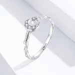 Otwarte pierścienie Typu Pandora Vintage gwiazda księżyc - SCR638