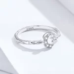 Otwarte pierścienie Typu Pandora Vintage gwiazda księżyc - SCR638
