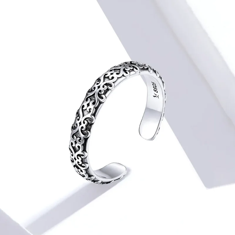 (zdjęcie do) Otwarte pierścienie Typu Pandora Vintage wzór - SCR657 - Wyświetl 2