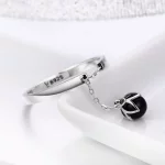 Otwarte pierścienie Typu Pandora Łzy Kwiaty - SCR314