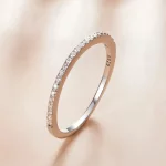 Pierścionek Typu Pandora Halo Archanioła - SCR740-WH
