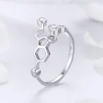 Pierścionek Typu Pandora Plaster miodu - SCR433