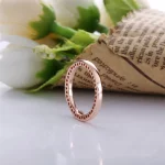 Pierścionek PANDORA Rose z wyciętymi sercami - 186237 - Pierścionki PANDORA
