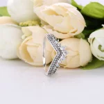Srebrny Pierścionek Wishbone Pandora