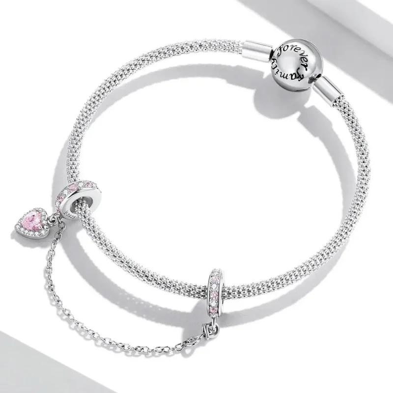 (zdjęcie do) Łańcuszek zabezpieczający Typu Pandora Miłość - SCC2125 - Wyświetl 3