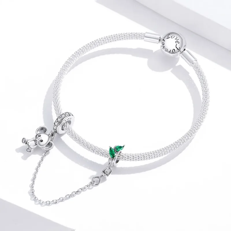 (zdjęcie do) Łańcuszek zabezpieczający Typu Pandora Słodka koala - SCC1523 - Wyświetl 3