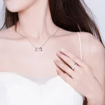 Zestaw biżuterii Dwutonową Niekończąca się miłość - SET010