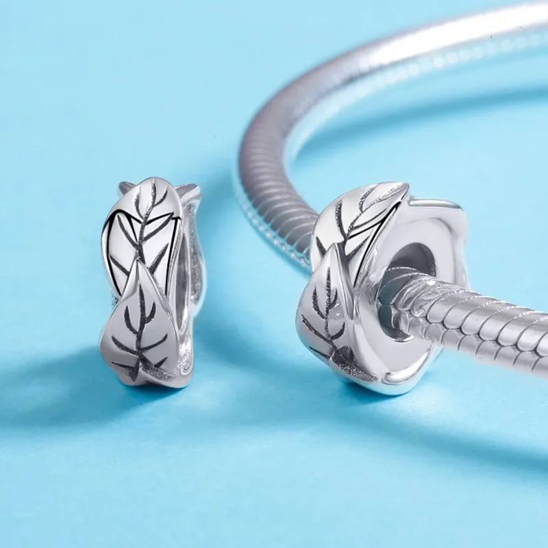 (zdjęcie do) Separator Typu Pandora Białe liście - SCC597 - Wyświetl 5