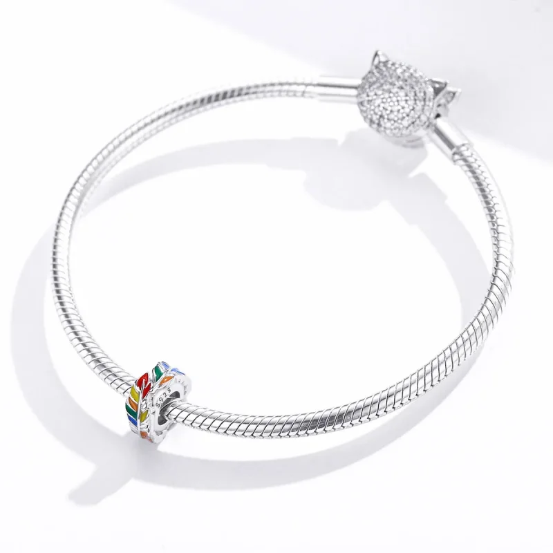 (zdjęcie do) Separator Typu Pandora Kolorowe pióro - BSC305 - Wyświetl 3