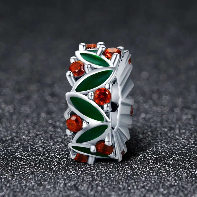 (zdjęcie do) Separator Typu Pandora Liście choinkowe - SCC317 - Wyświetl 2