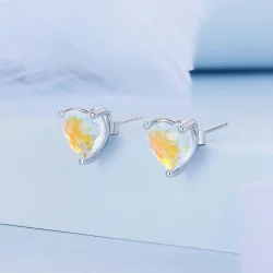 Kolczyki sztyfty Typu Pandora Love Symphony Glass - BSE713