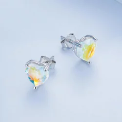 Kolczyki sztyfty Typu Pandora Love Symphony Glass - BSE713