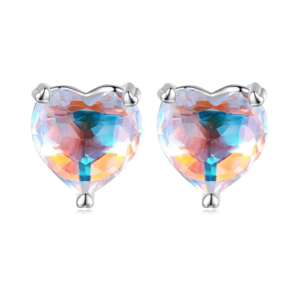 Kolczyki sztyfty Typu Pandora Love Symphony Glass - BSE713