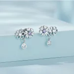 Kolczyki sztyfty Typu Pandora Mała Daisy - SCE1514