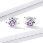 Kolczyki sztyfty Typu Pandora Mini Krab - BSE572