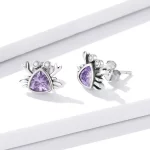 Kolczyki sztyfty Typu Pandora Mini Krab - BSE572