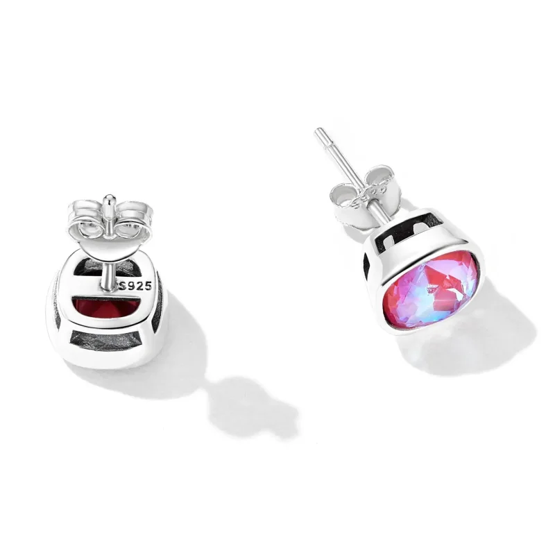 (zdjęcie do) Kolczyki sztyfty Typu Pandora Mokka Fluorescencyjny - SCE1413 - Wyświetl 3