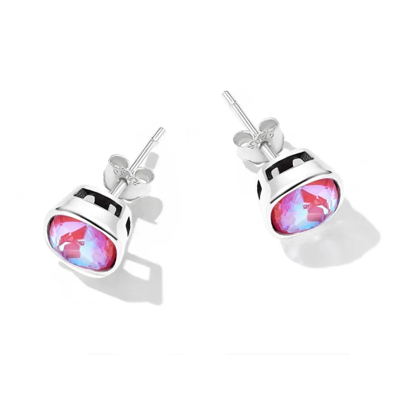 (zdjęcie do) Kolczyki sztyfty Typu Pandora Mokka Fluorescencyjny - SCE1413 - Wyświetl 4