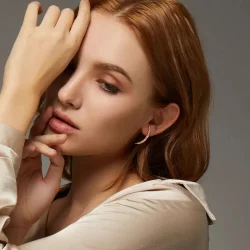 Kolczyki sztyfty Typu Pandora Półksiężyc - BSE314