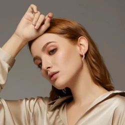 Kolczyki sztyfty Typu Pandora Półksiężyc - BSE314