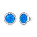 Kolczyki sztyfty Typu Pandora prosty opal - BSE467