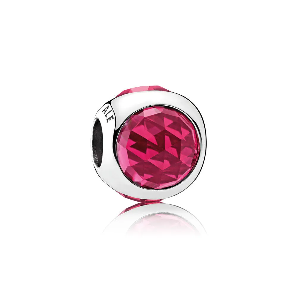 Charms PANDORA Purpurowe promienne kropelki