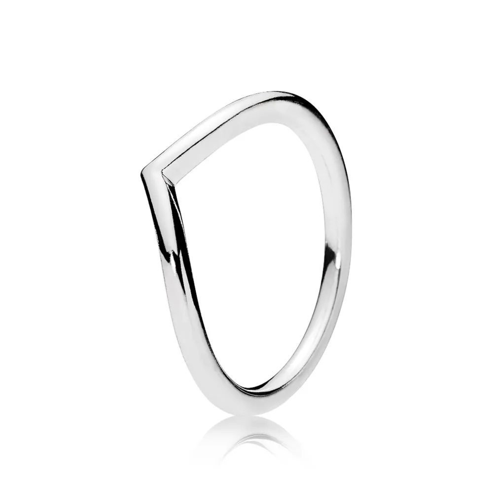 Srebrny pierścionek wishbone | PANDORA