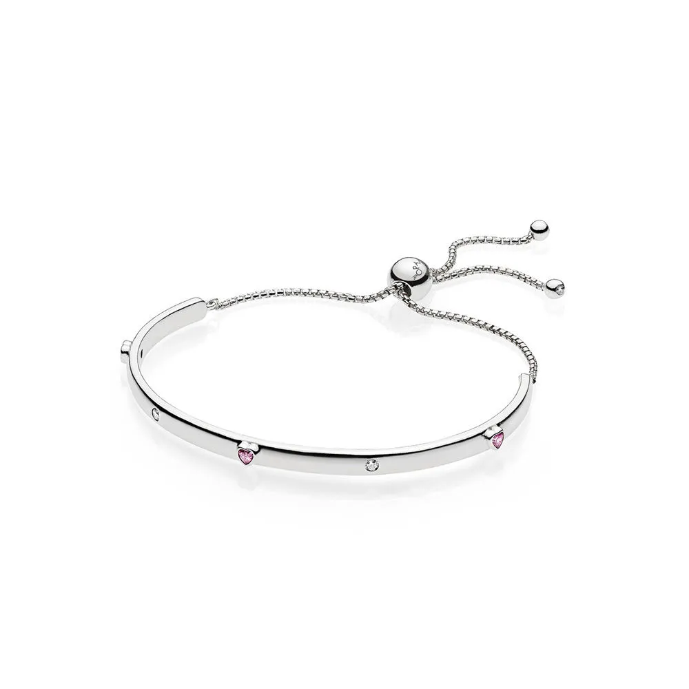 Bransoletka półobręcz - Bransoletki Bangle PANDORA