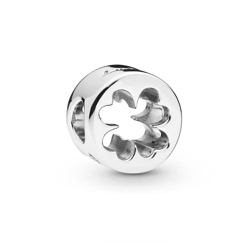 Charms Ażurowa koniczyna, Srebro 0,925 – PANDORA PL