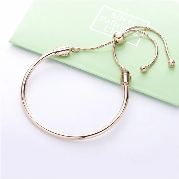 (zdjęcie do) Bransoletka ściągana bangle Moments Pandora Rose 587953CZ - Wyświetl 2
