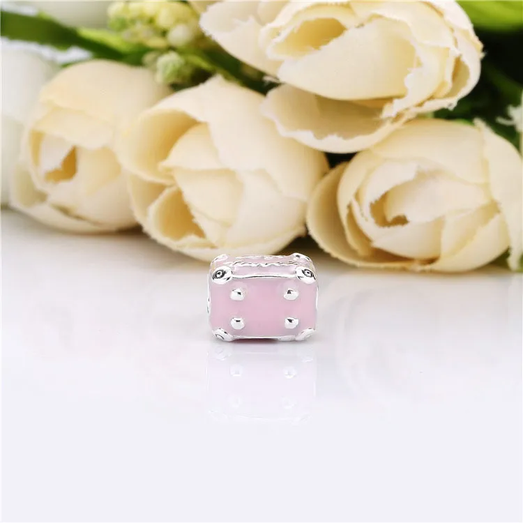(zdjęcie do) Charms PANDORA Różowa torba podróżna 798063EN124 - Wyświetl 4