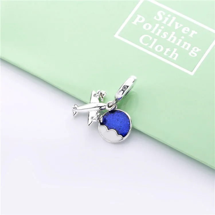 (zdjęcie do) Zawieszka PANDORA Samolot w przestworzach 798027CZ - Wyświetl 2