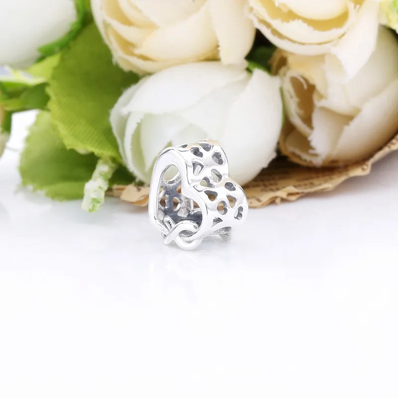 (zdjęcie do) Charms Pandora Serce „Kocham Cię Mamo” z symbolem nieskończoności 798825C00 - Wyświetl 2