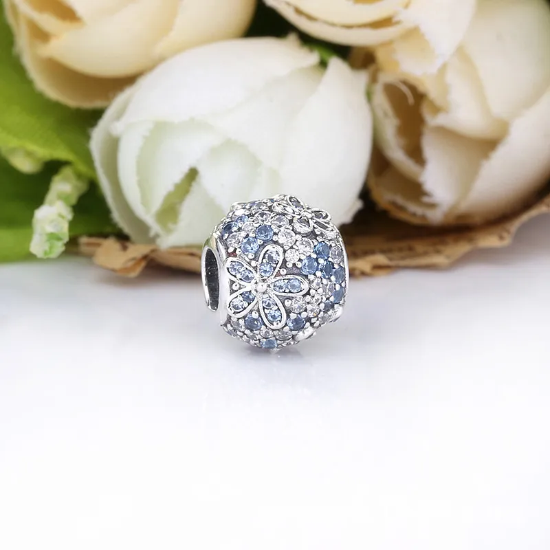 (zdjęcie do) Charms Pandora Turkusowa stokrotka pavé 798797C01 - Wyświetl 2