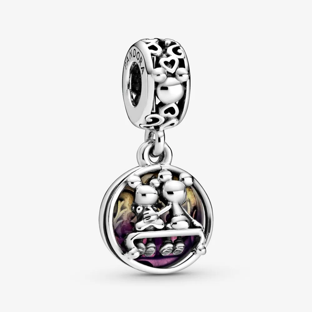 Disney Zawieszka Pandora Myszka Miki i Minnie „Długo i szczęśliwie” 798866C01