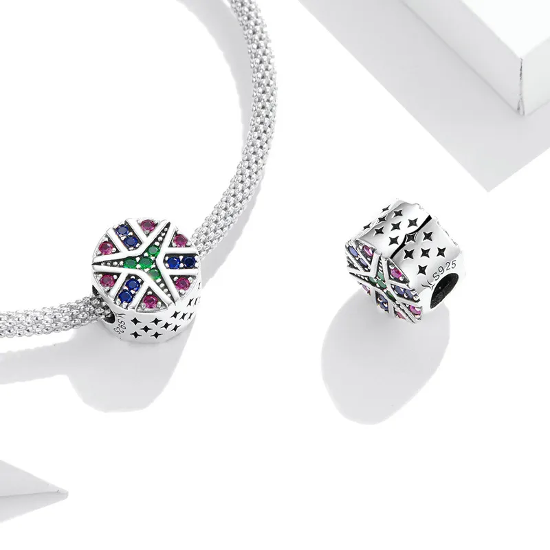 (zdjęcie do) Charms Typu Pandora Kolorowa Szczęśliwa Gwiazda - SCC1683 - Wyświetl 3